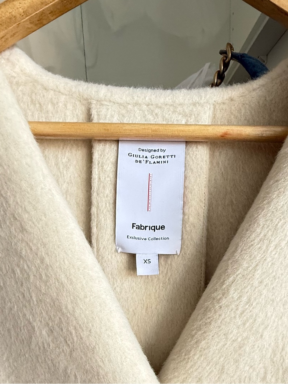 Cream Wool Cape Coat - Picture 7 of 13